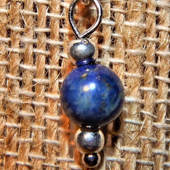 Powerful Lapis Lazuli Necklace Earrings & Ring Set - Picture 8 of 16